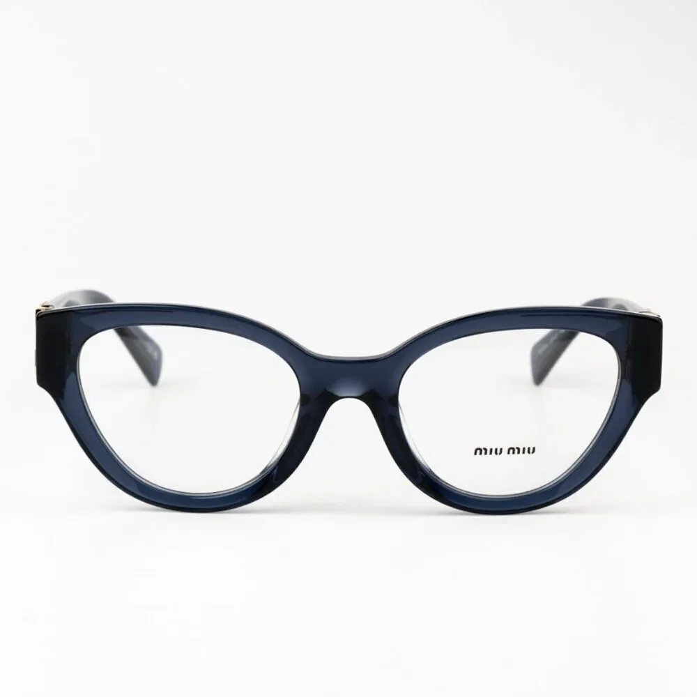 NEW Miu Miu MU01VV 08Q1O1 Dark Blue Women Eyeglasses MU 01VV